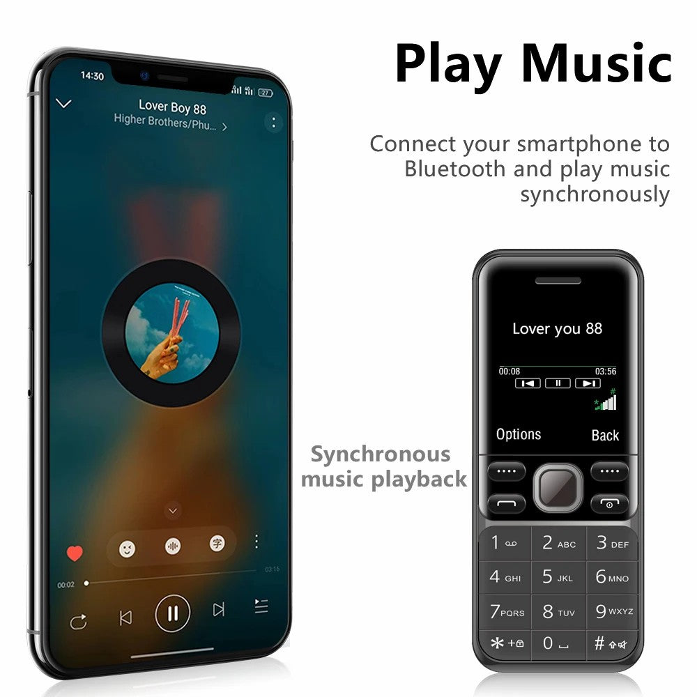BM333 1.54-Inch Dual SIM Standby Cell Phone Portable Mini Bar Phone BM333 1.54-Inch Dual SIM Standby Cell Phone Portable Mini Bar Phone